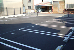 写真:駐車場建設工事